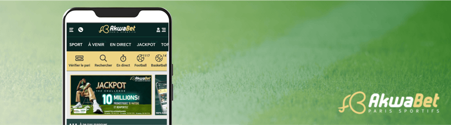 Site mobile Akwabet