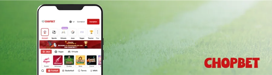 >Chopbet sur mobile